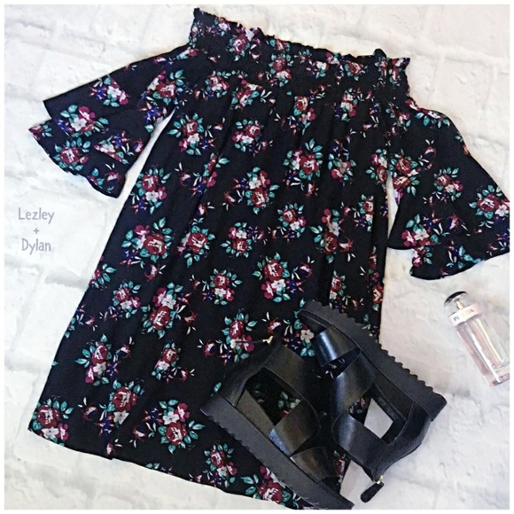 19 Cooper Dresses & Skirts - 19 COOPER Stitch Fix Floral Off Shoulder Dress